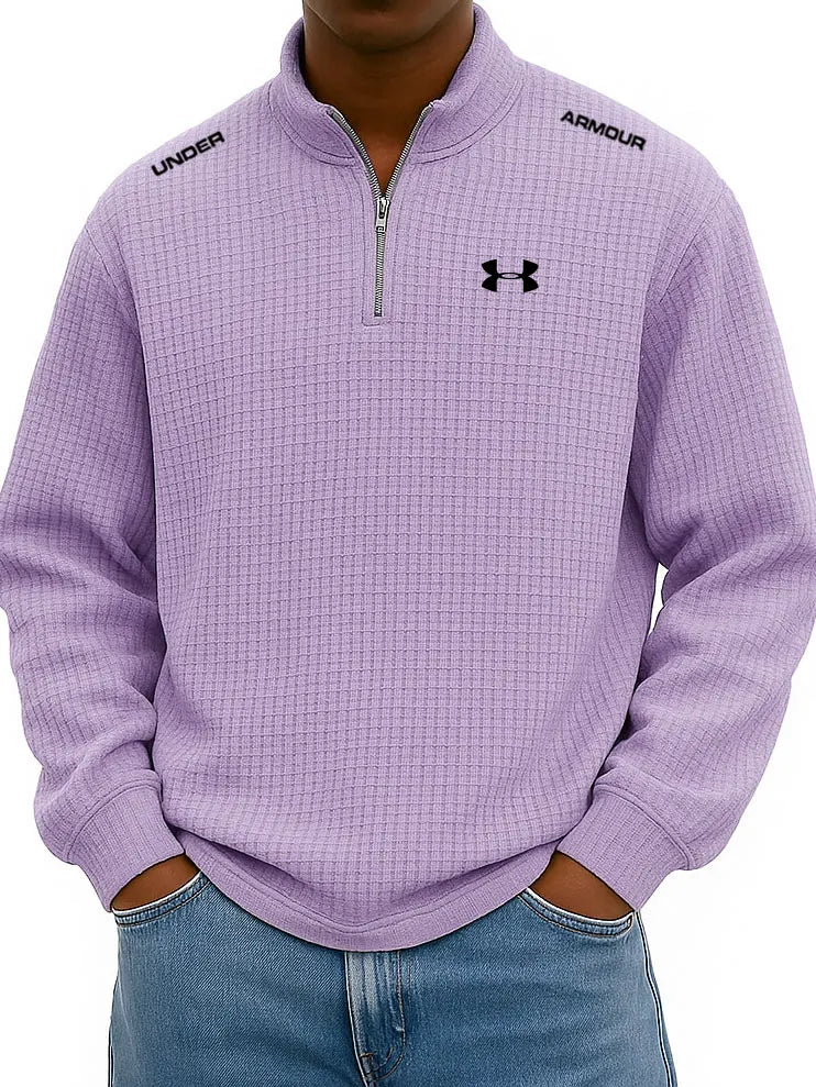UA™ Men’s Waffle Quarter-Zip Top