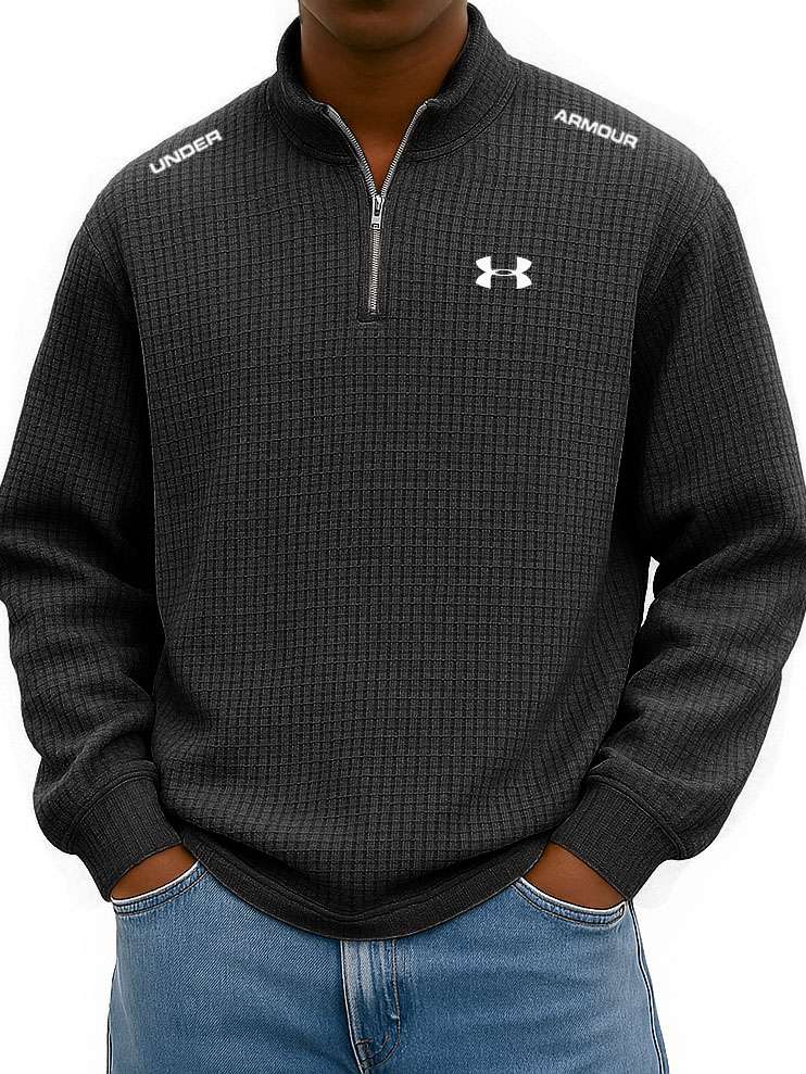 UA™ Men’s Waffle Quarter-Zip Top