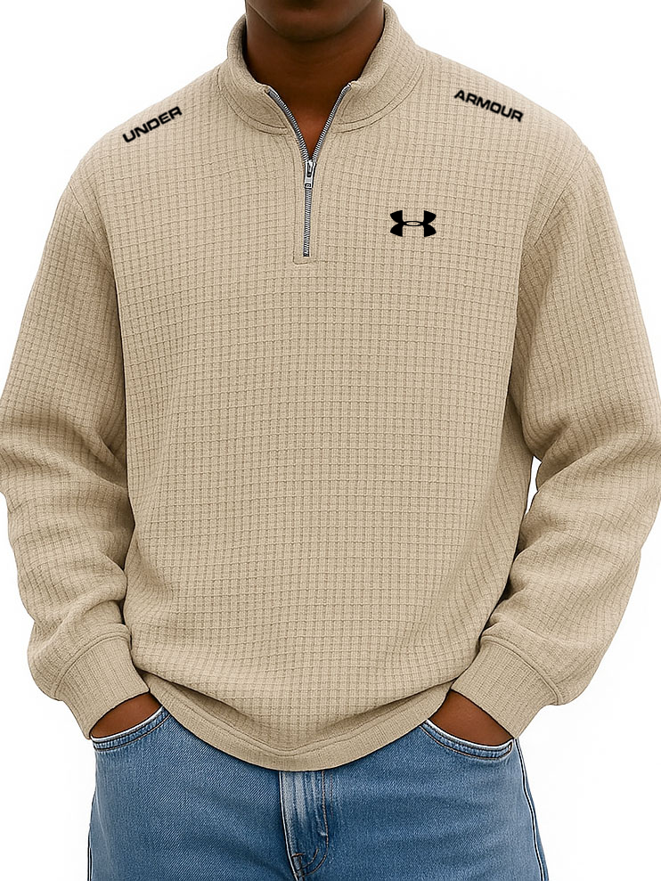UA™ Men’s Waffle Quarter-Zip Top