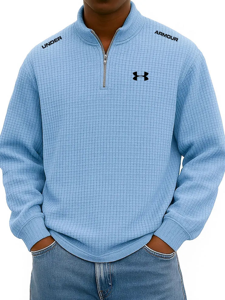 UA™ Men’s Waffle Quarter-Zip Top