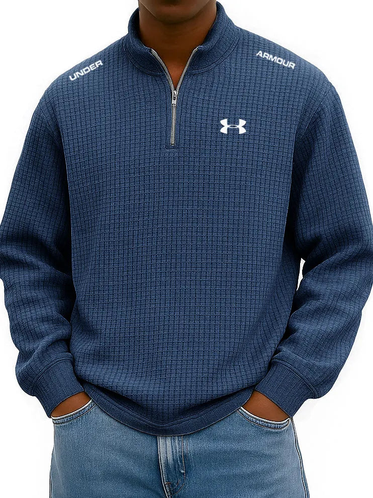 UA™ Men’s Waffle Quarter-Zip Top