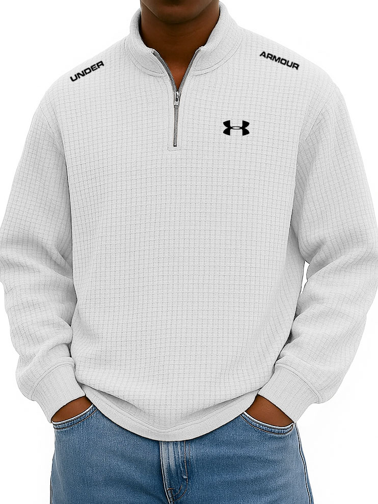 UA™ Men’s Waffle Quarter-Zip Top
