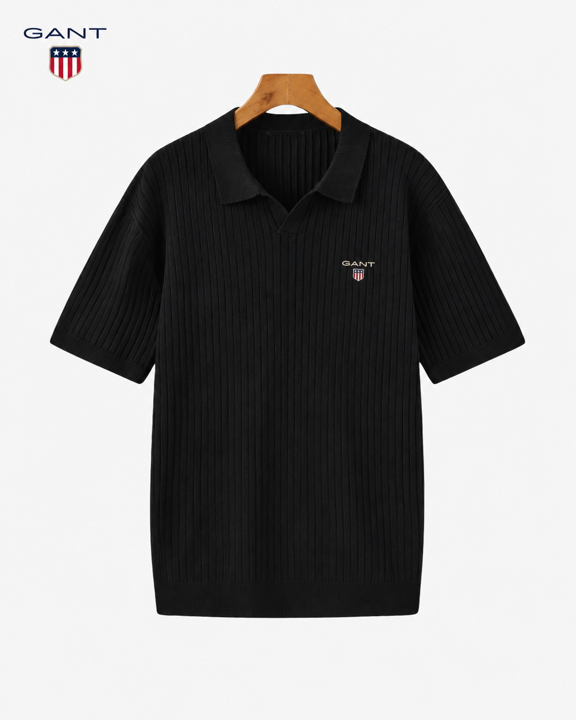 GANT® Sommar ribbad pikétröja
