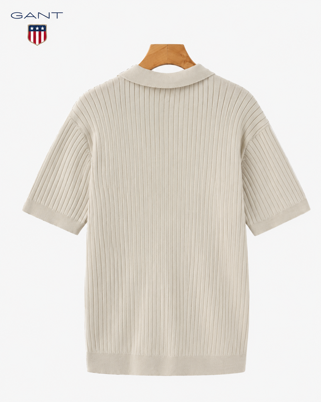 GANT® Sommar ribbad pikétröja