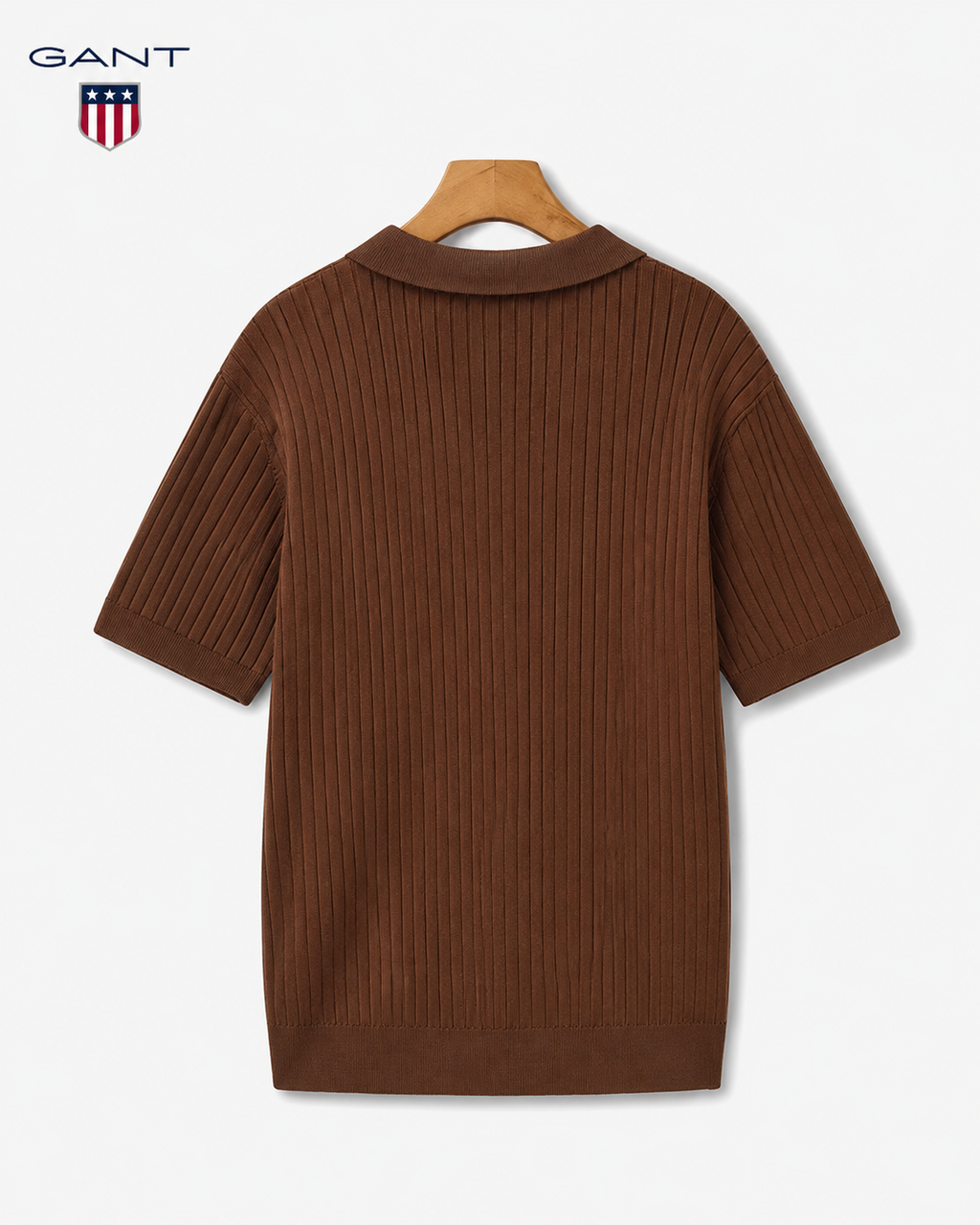 GANT® Sommar ribbad pikétröja