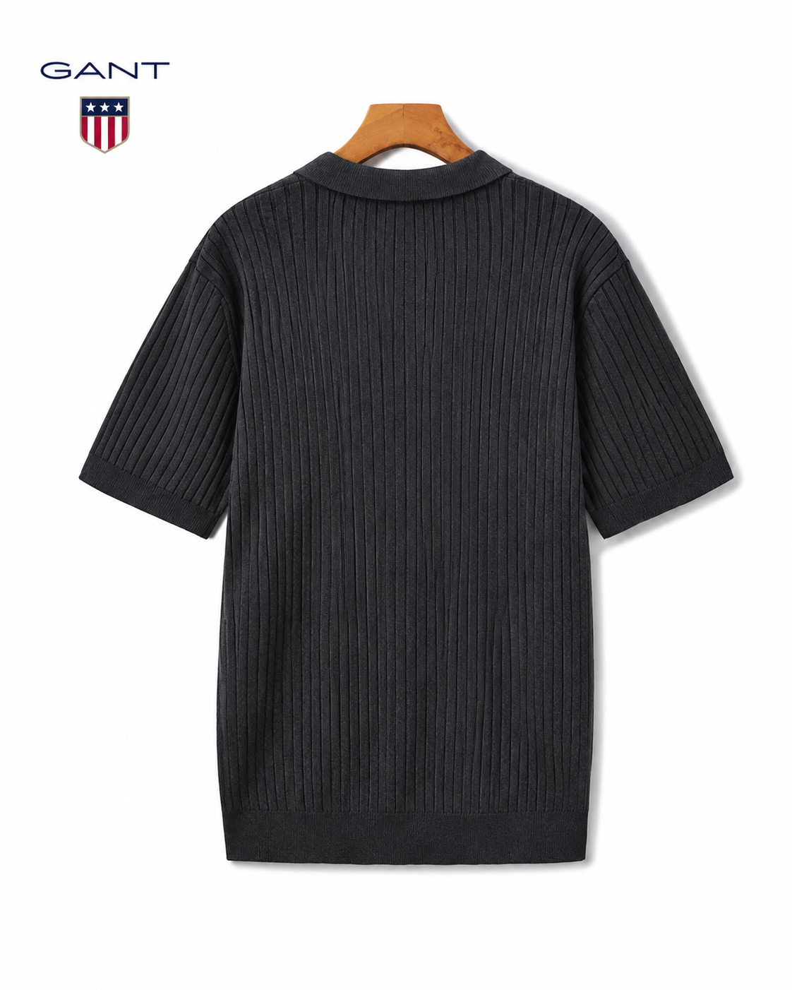 GANT® Sommar ribbad pikétröja