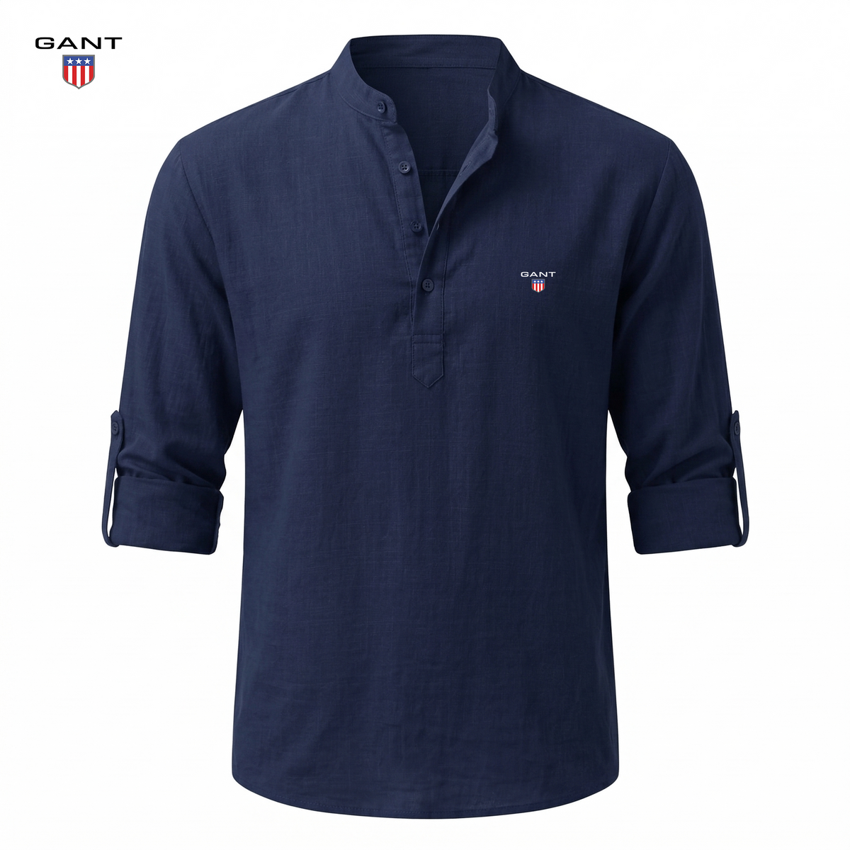 Casual Henley Skjorta