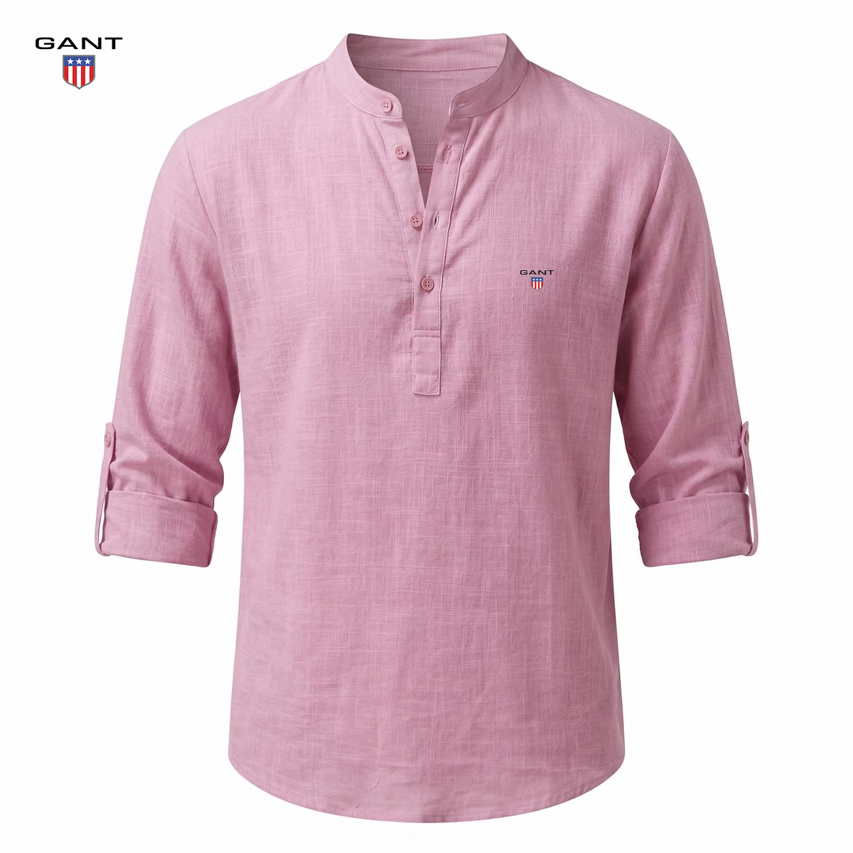 Casual Henley Skjorta