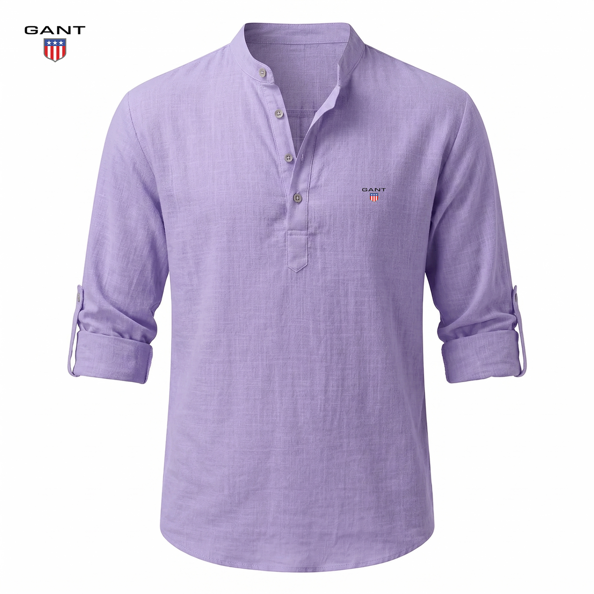 Casual Henley Skjorta