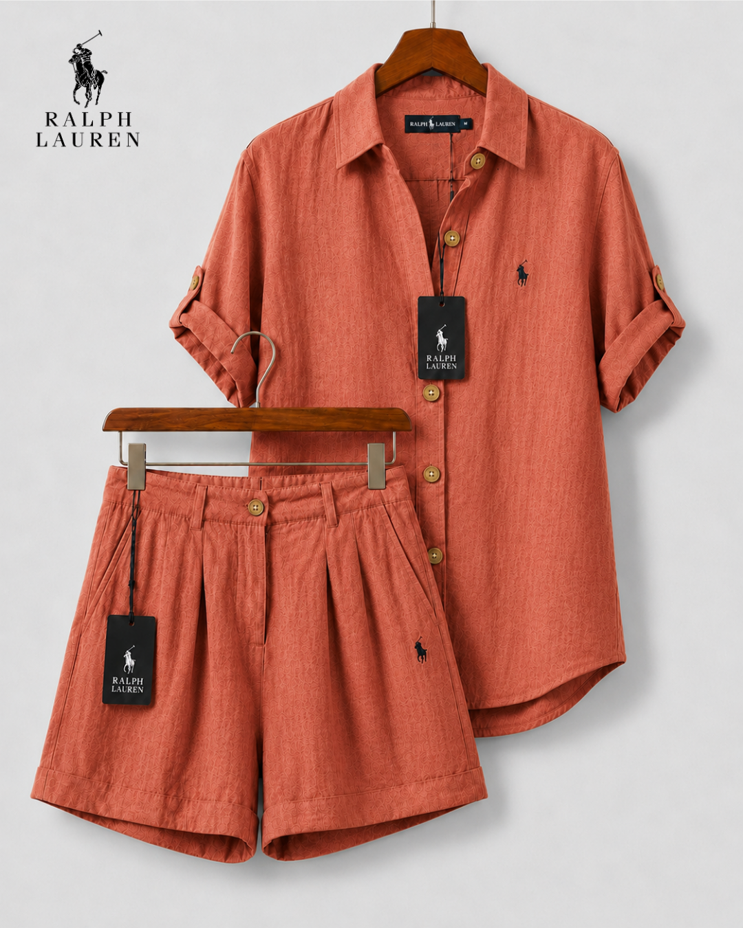 RL™ Women's Premium Linen Shirt & Shorts Set