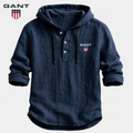 GT™ Premium Linen Hooded Shirt