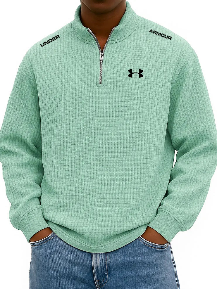 UA™ Men’s Waffle Quarter-Zip Top