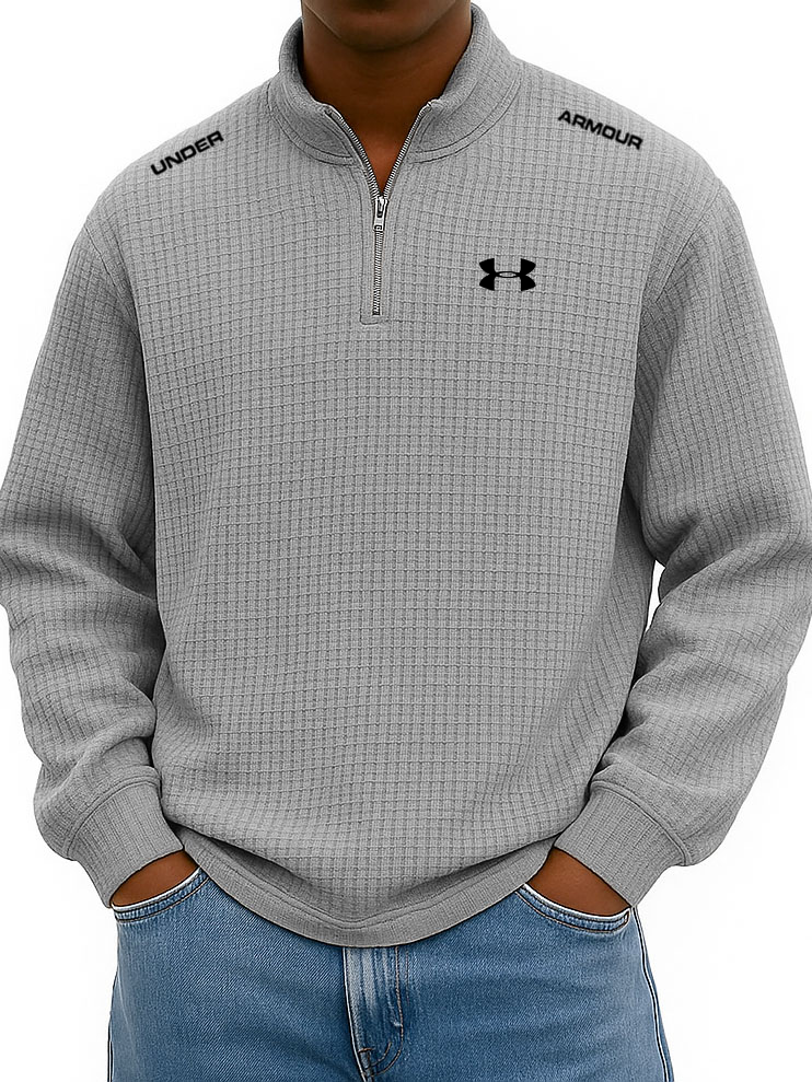 UA™ Men’s Waffle Quarter-Zip Top