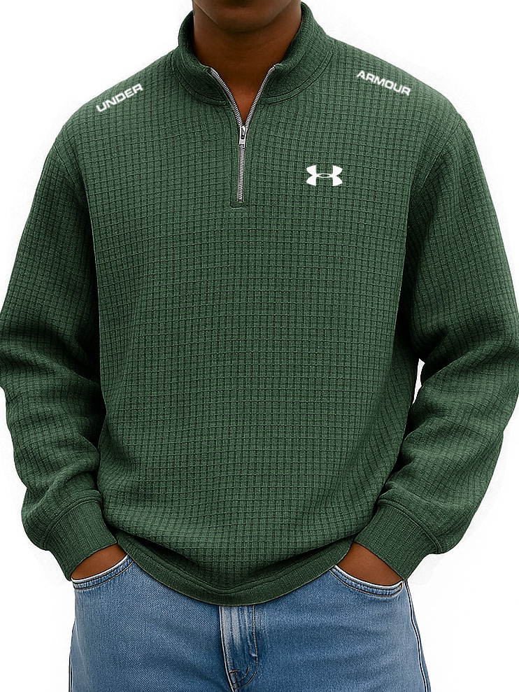 UA™ Men’s Waffle Quarter-Zip Top