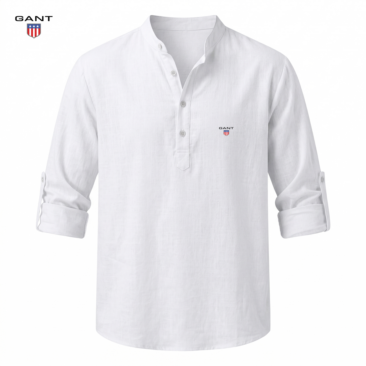 Casual Henley Skjorta